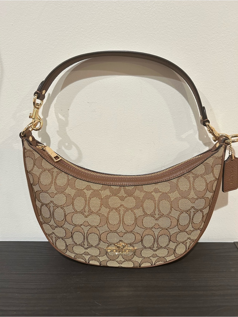 Coach Aria Shoulder Bag In Signature Jacquard Style#CO997